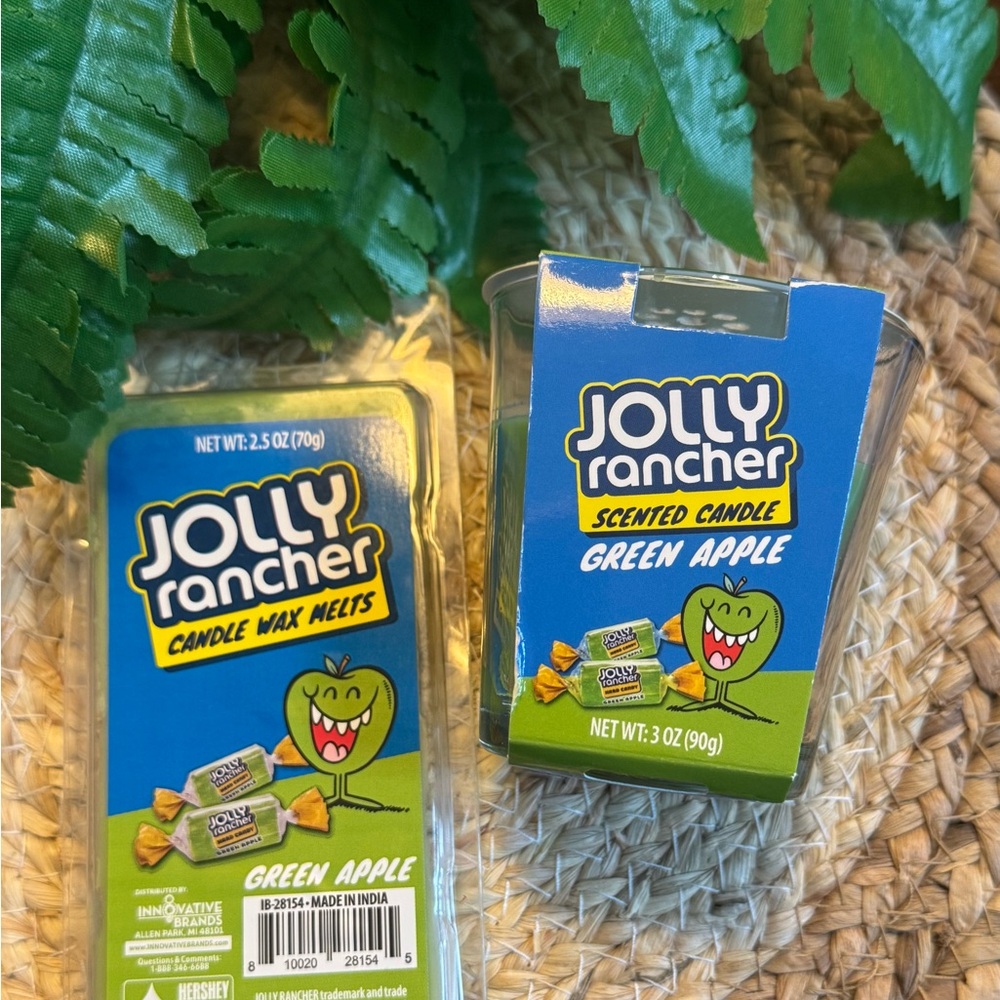 Jolly Rancher Green Apple Candle and Wax Melts